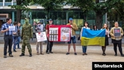 Акция в поддержку Сенцова, архивное фото