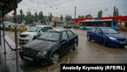 Ливень в Симферополе, 7 июня 2019 года