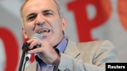 Russia -- Garri Kasparov during the "March of Millions" protest rally in Moscow, 15Sep2012